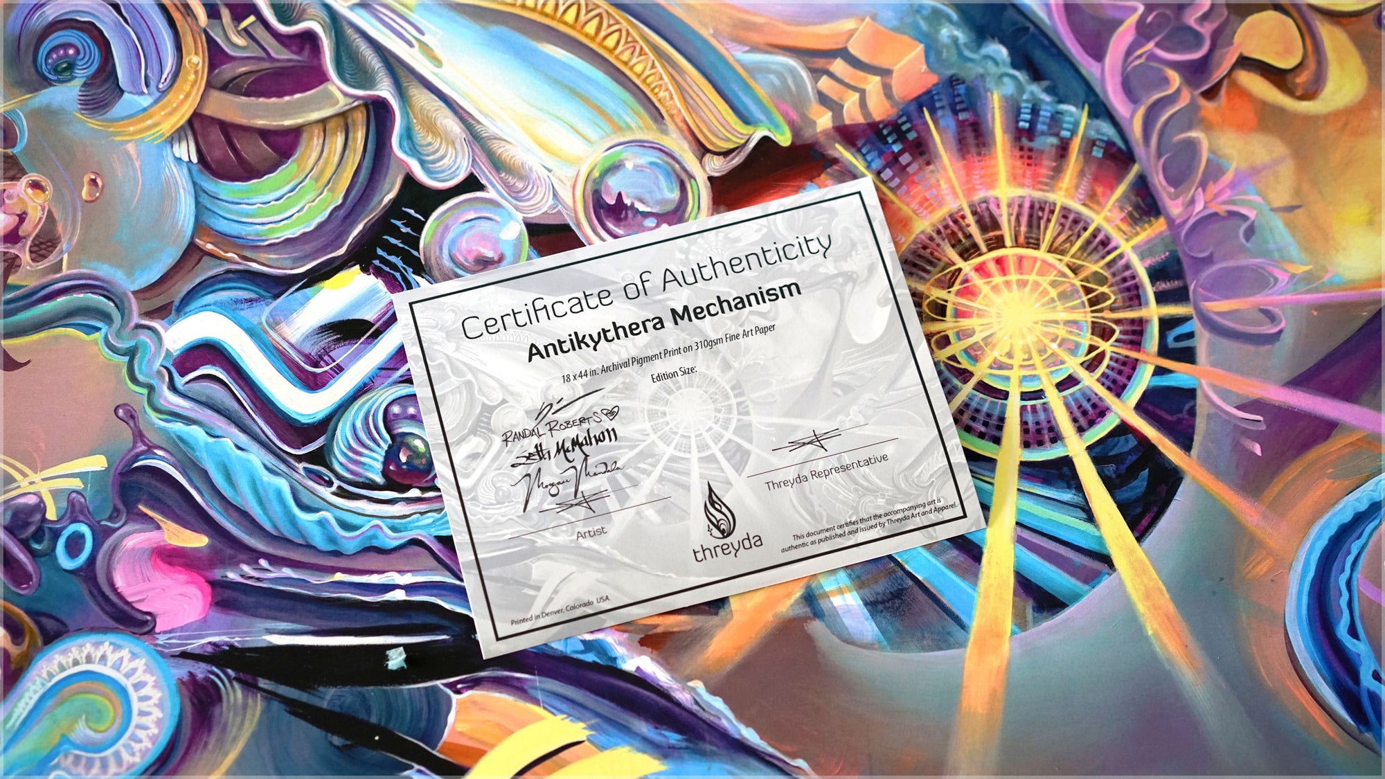 Antikythera Mechanism Signed Print - 24 Hour Release