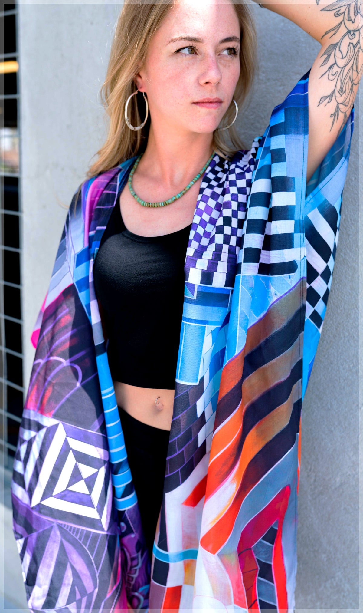 Bandwidth Short Kimono by Apex