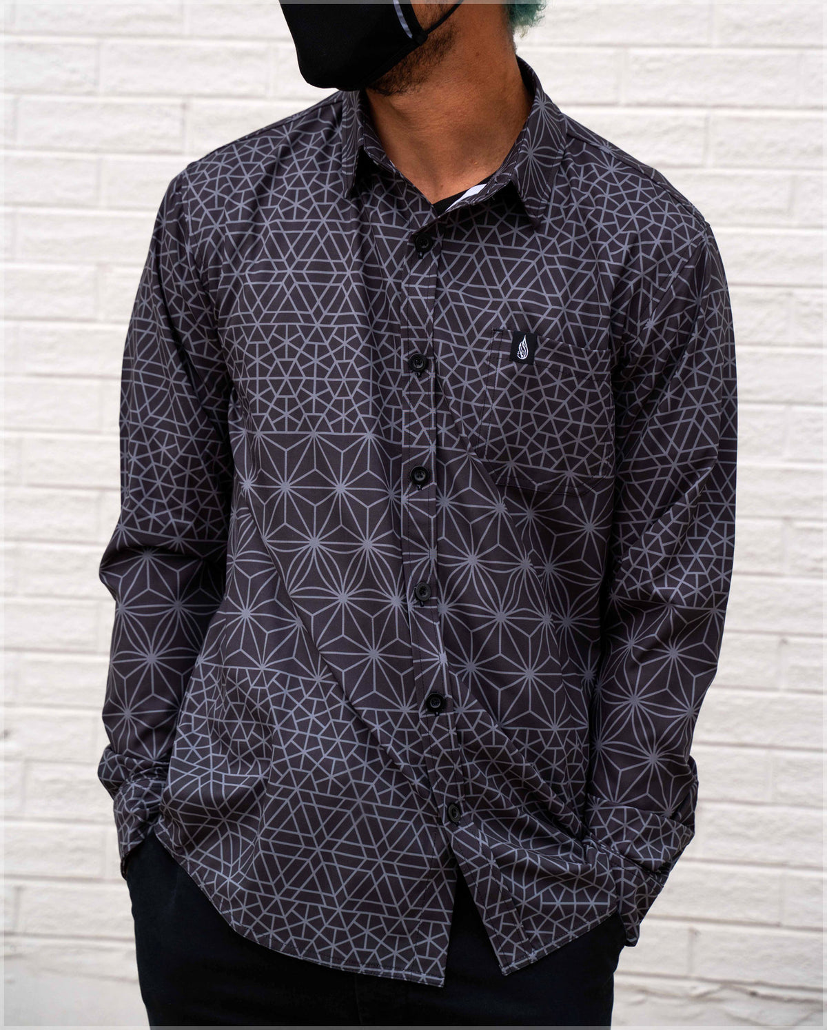 Asana Button Down Shirt by Threyda