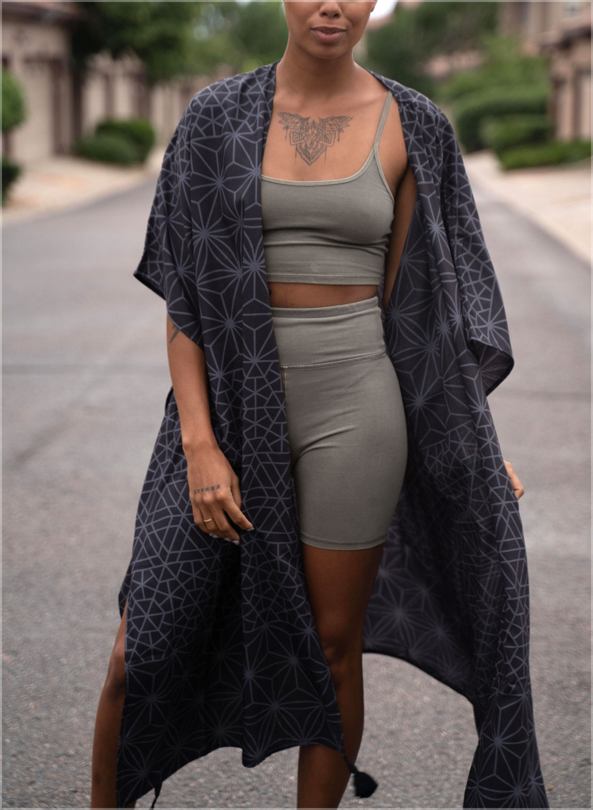 Asana Long Kimono by Threyda