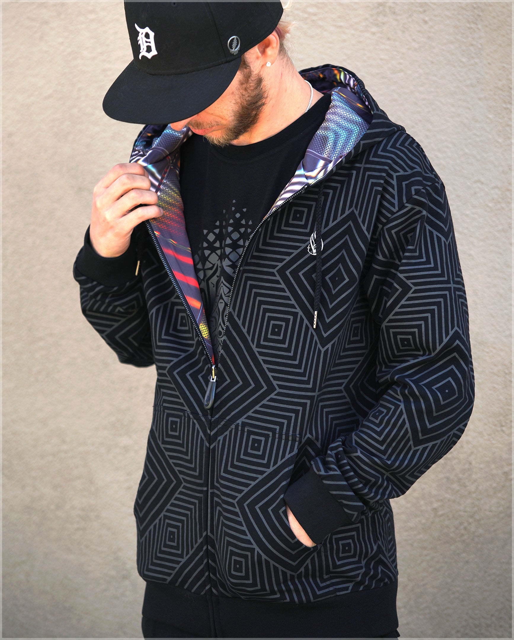 Tigris Midweight Reversible Hoodie by Matt Mills