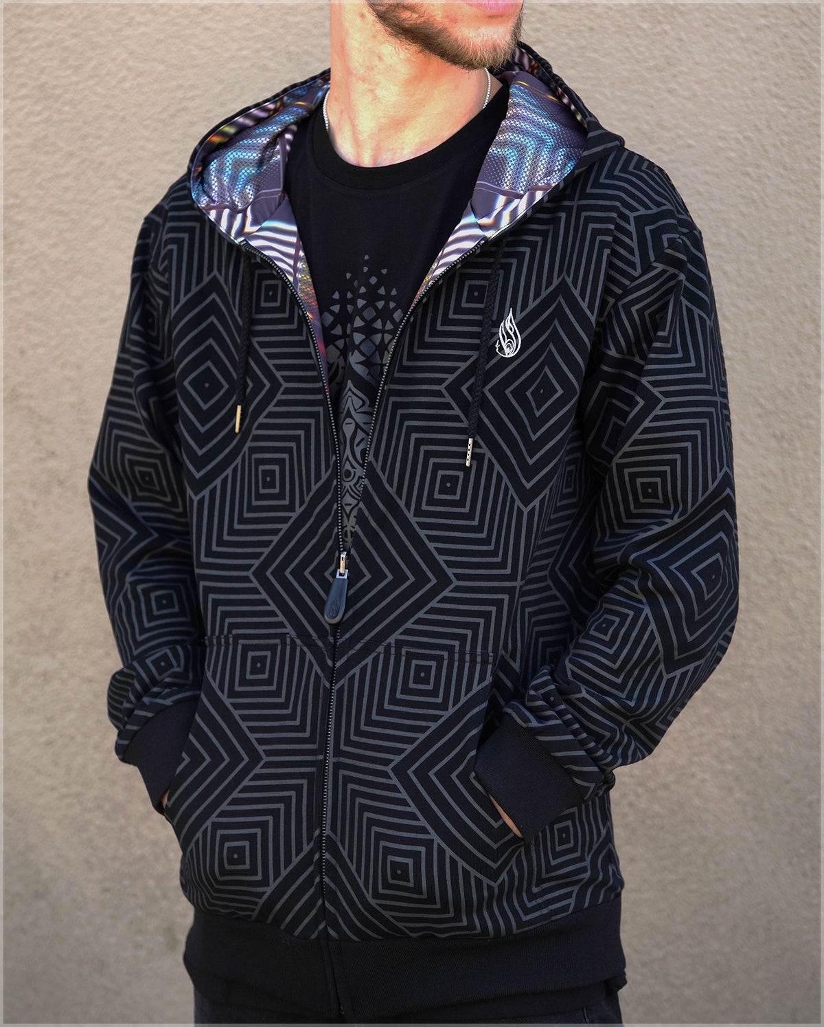 Tigris Midweight Reversible Hoodie by Matt Mills