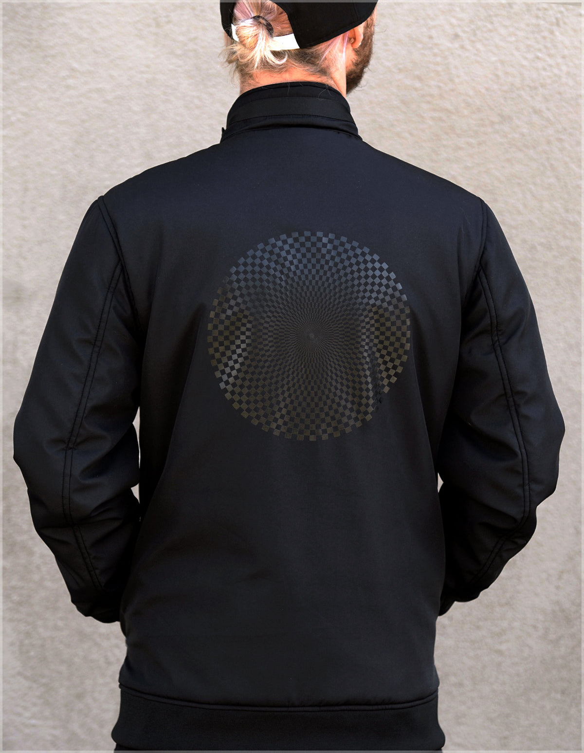 Swallowtail Tiger Funnel Neck Bomber by Android Jones