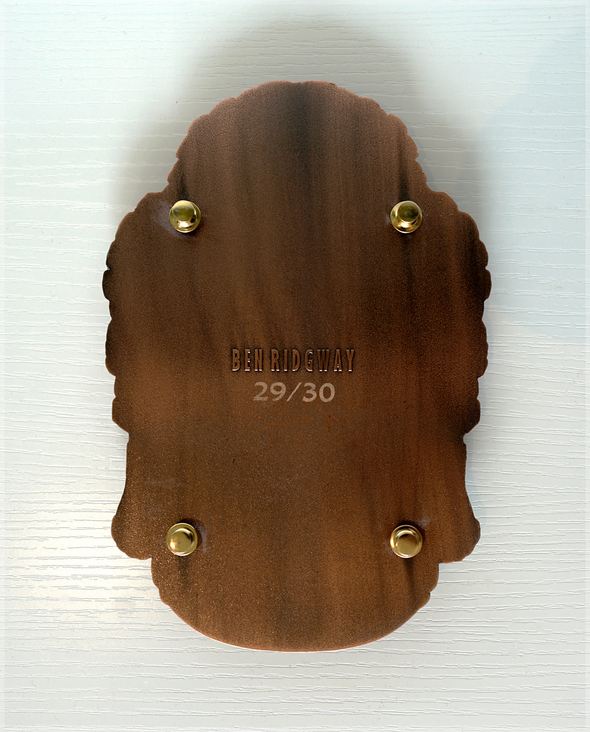 Buddha Electric Head Pin/Sculpture by Ben Ridgway