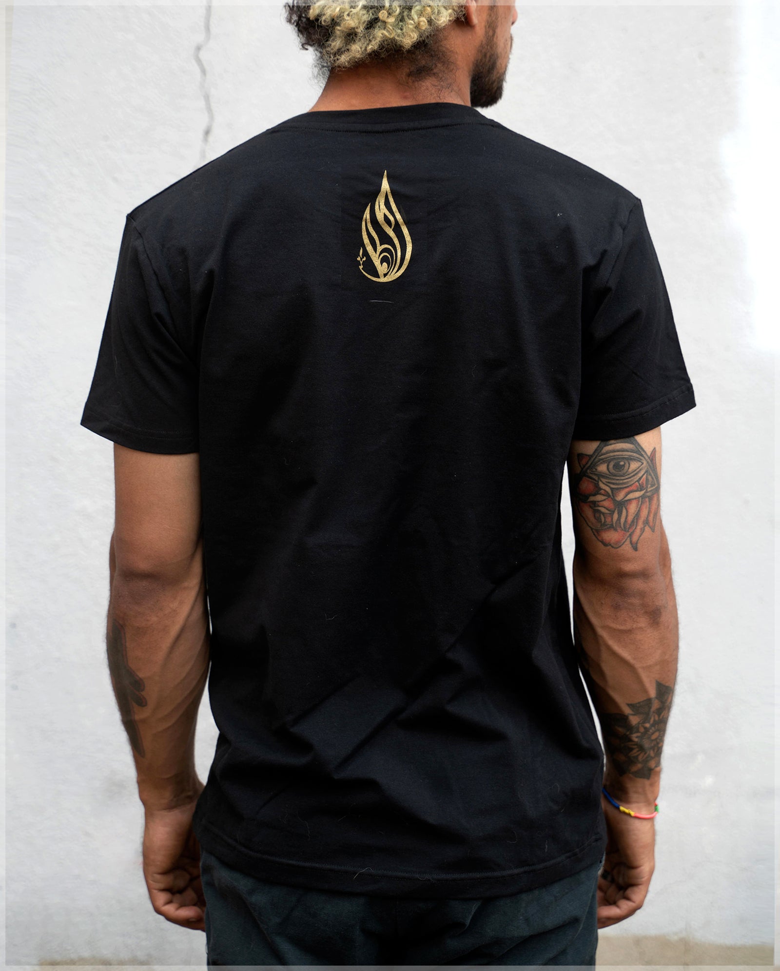 Metallic Bear Spirit Screenprint Tee by Justin Totemical