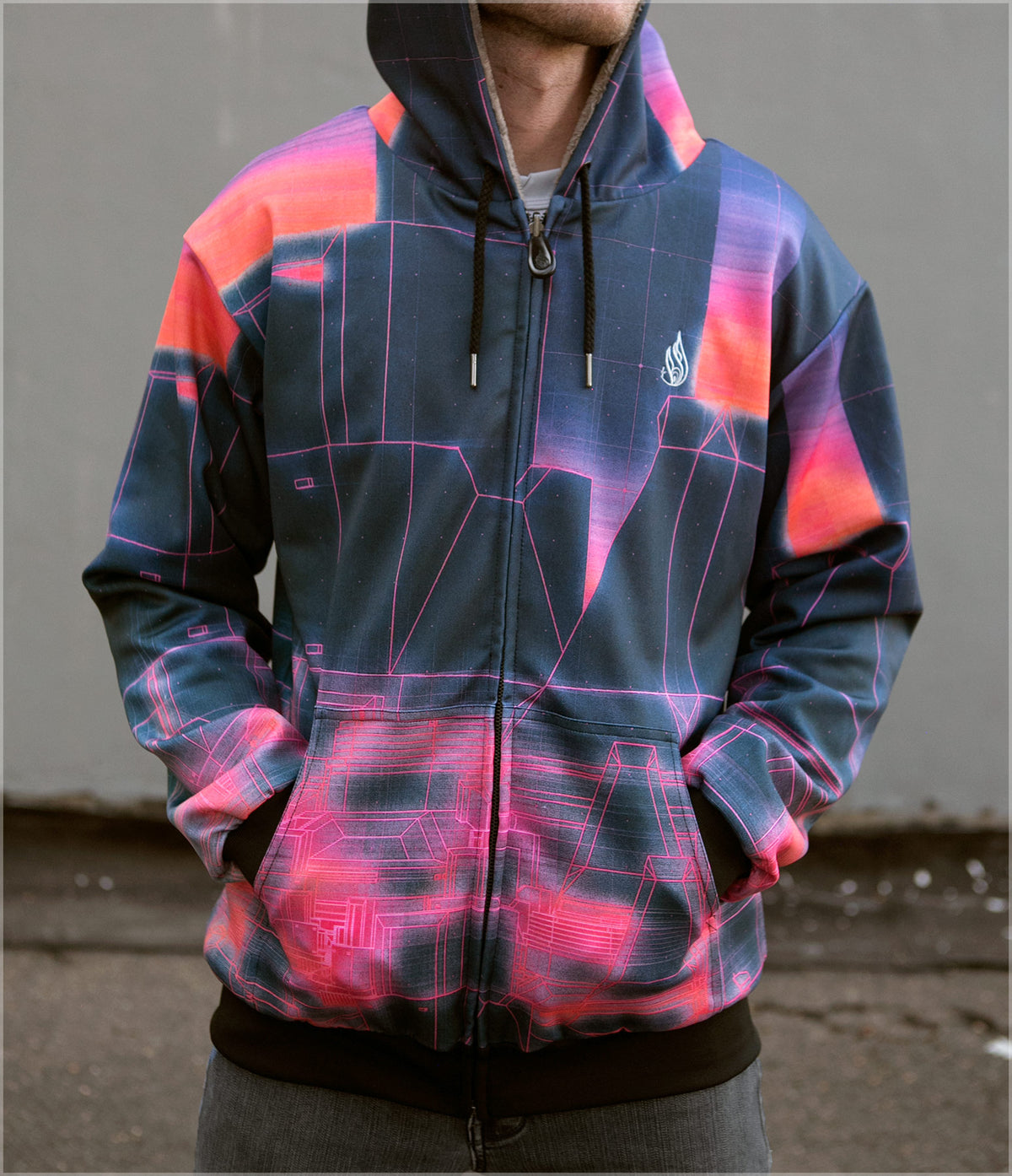 Tron Sherpa Hoodie by Beeple