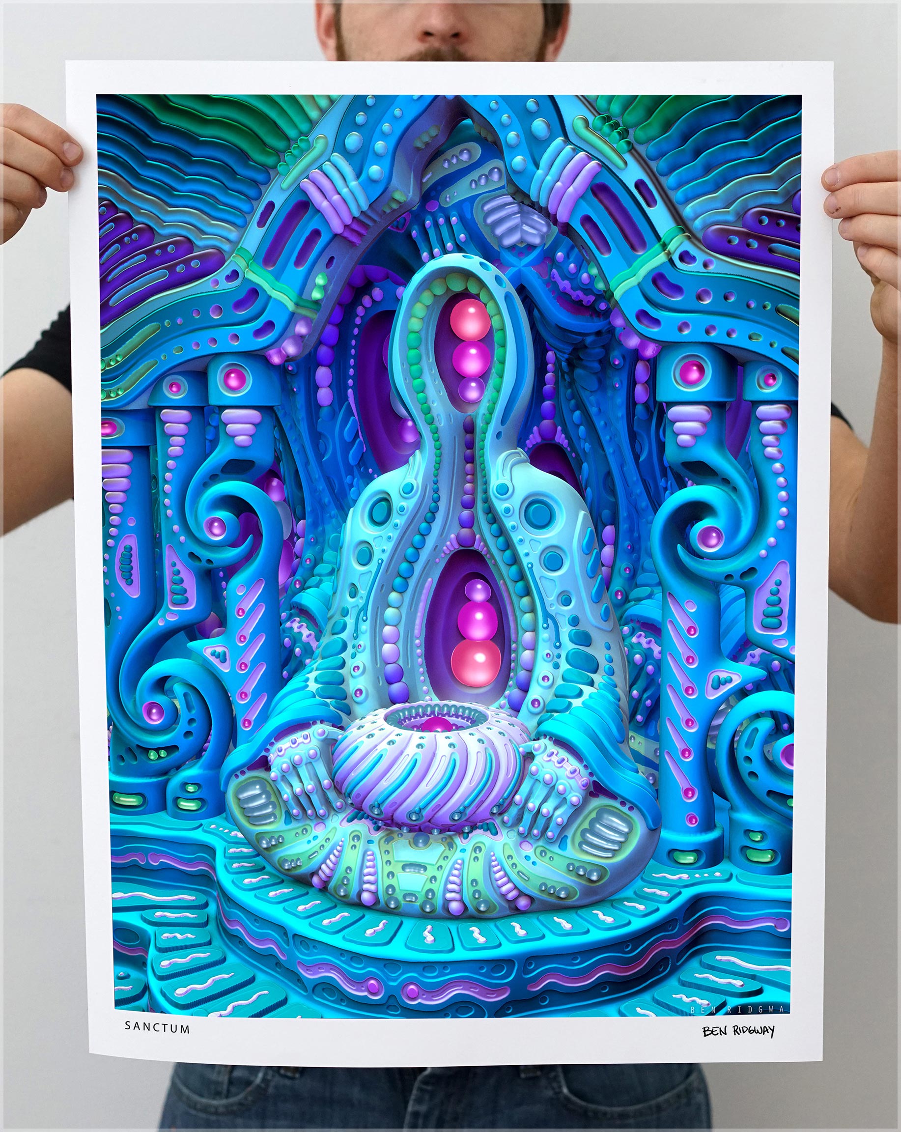 クリキュラ(Cricula Trifenestrata) 作品 美術品 アート Sanctum Signed Print by Ben Ridgway - 24 Hour Release - Threyda