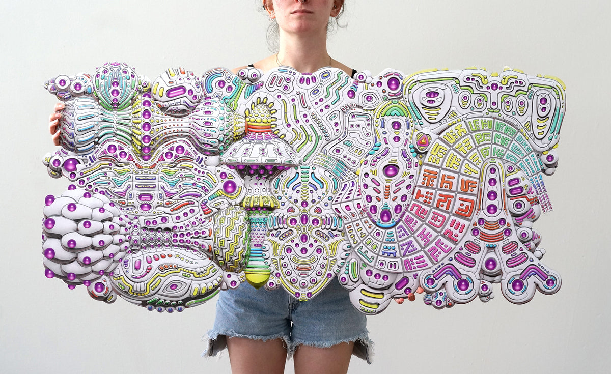 Freeformation Aluminum Diecut Print