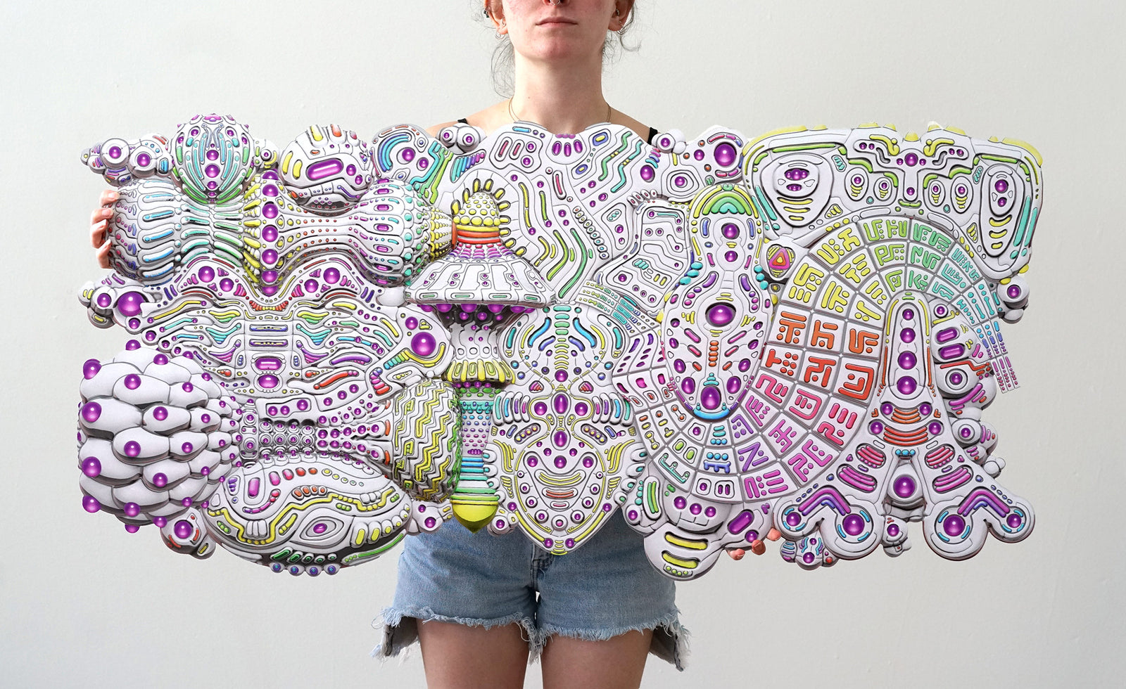 Freeformation Aluminum Diecut Print