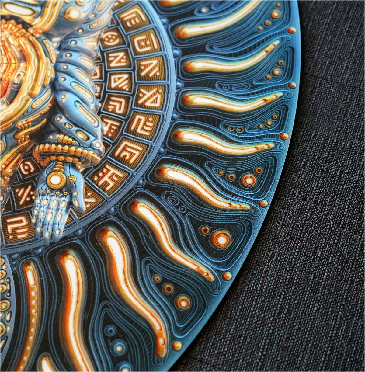 Solar Sage Diecut Aluminum Print by Ben Ridgway