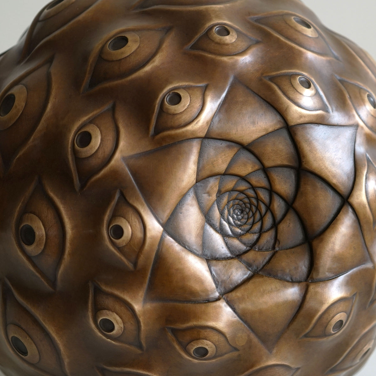 Guardian Eye XL Classic Bronze Sculpture by Ben Ridgway - 48 HOUR AUCTION