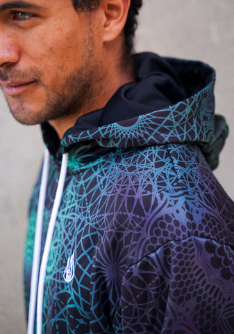 Bird of Paradise Pullover Hoodie by Threyda