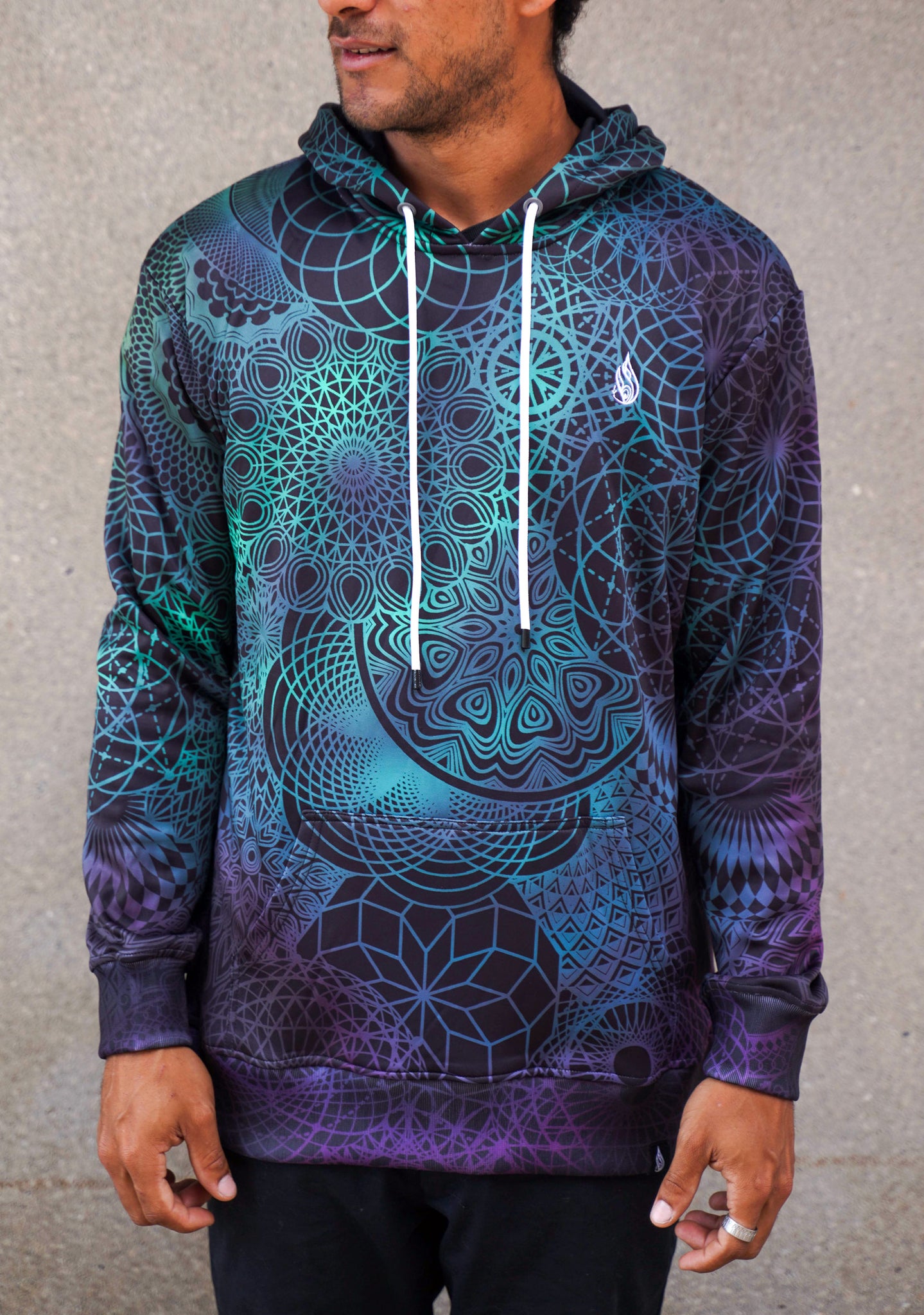 Bird of Paradise Pullover Hoodie by Threyda