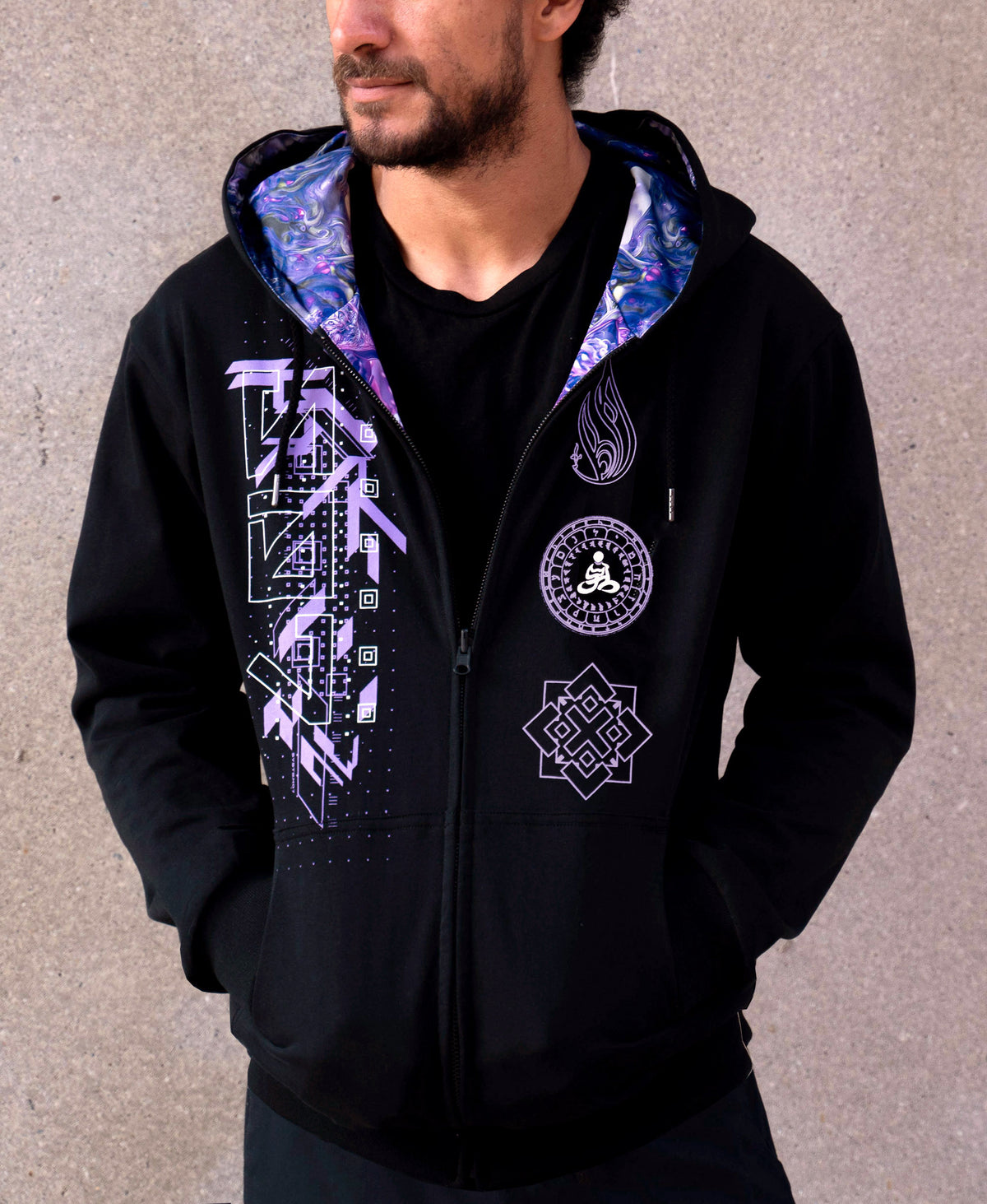 Radiozoa Reversible Hoodie by Desert Dwellers x Threyda