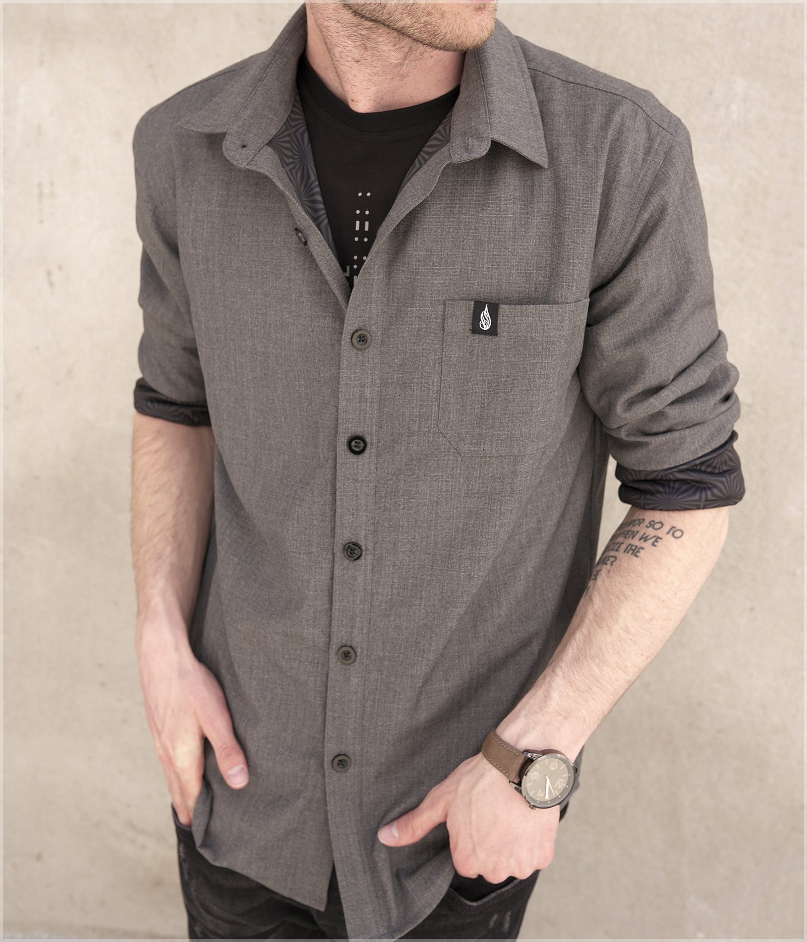 Blackstar Button Down Shirt by Threyda