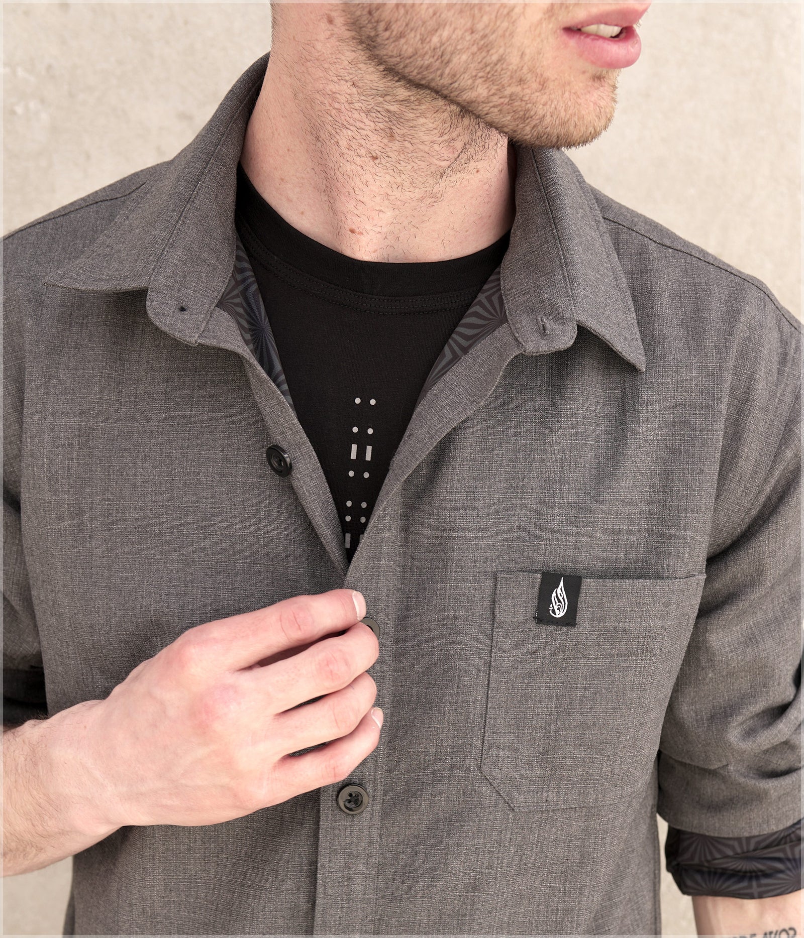 Blackstar Button Down Shirt by Threyda