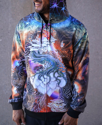 Neurogenesis Sherpa Hoodie by Blake Foster