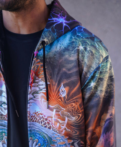 Neurogenesis Sherpa Hoodie by Blake Foster