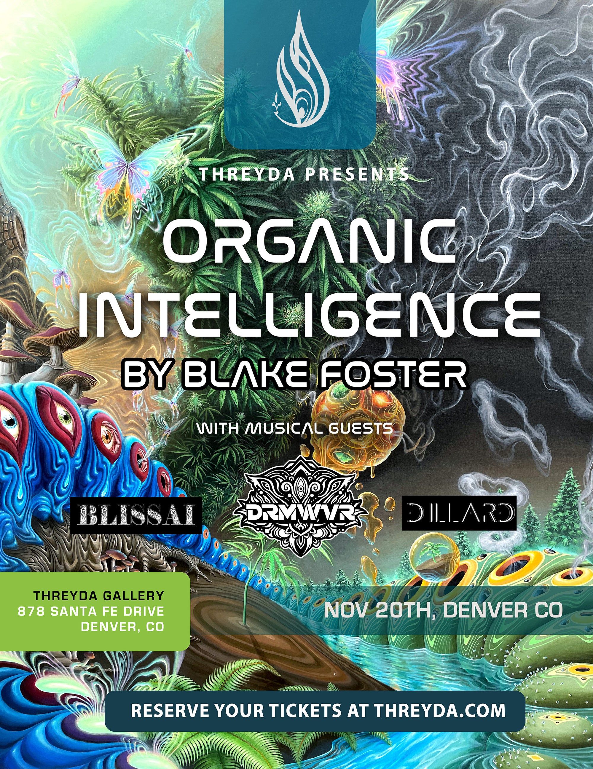 ORGANIC INTELLIGENCE Event Ticket - November 20th, Denver CO