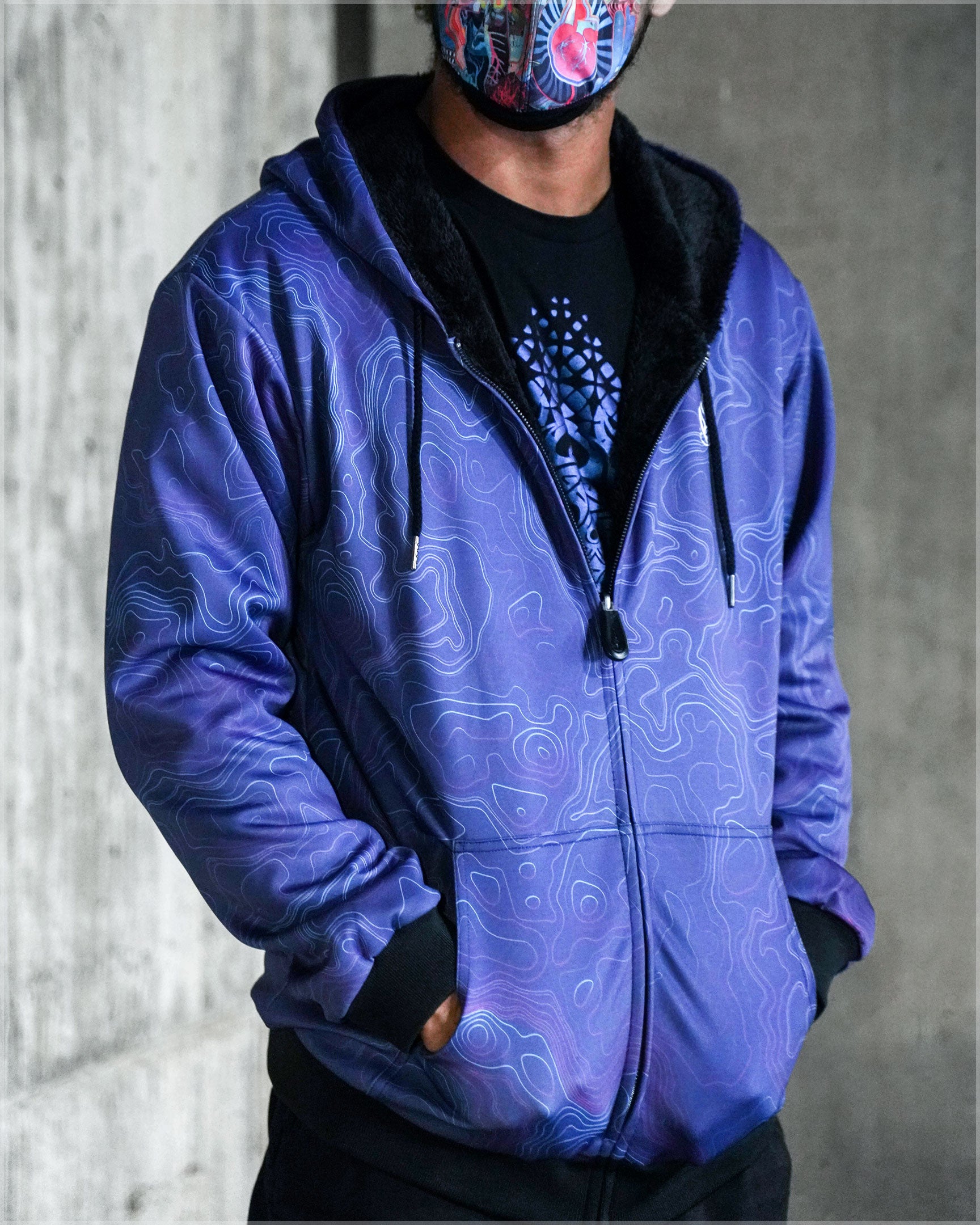 Elevation Sherpa Hoodie by Threyda
