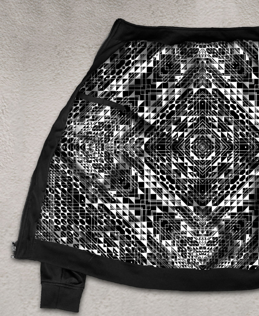 Attunement Funnel Neck Bomber Jacket by Kris Davidson