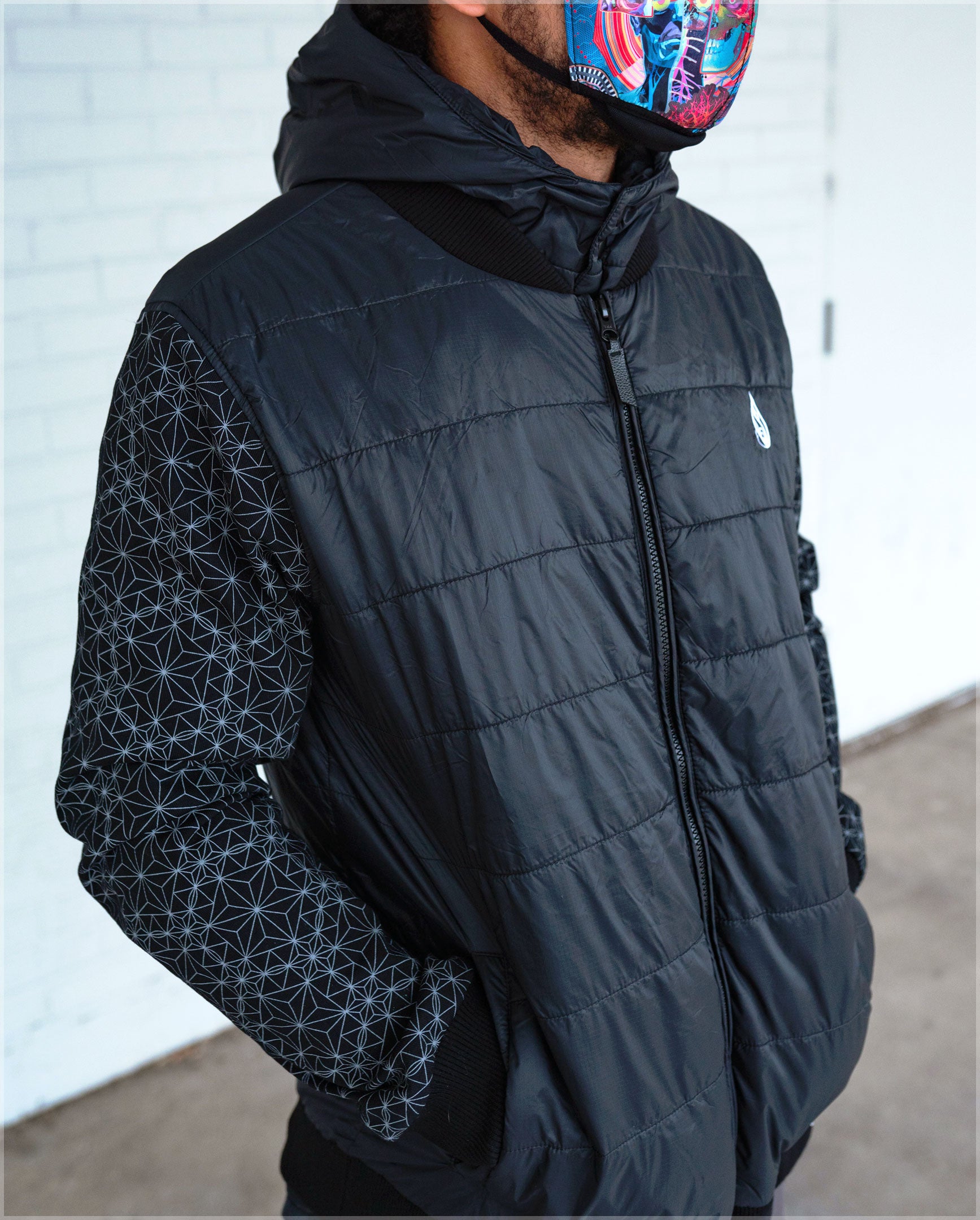 Quilted Bomber Jacket by Threyda
