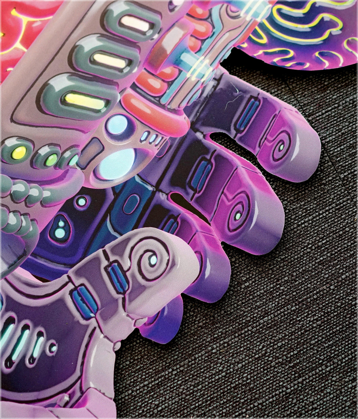 Brain Trust Aluminum Diecut Print by Ben Ridgway