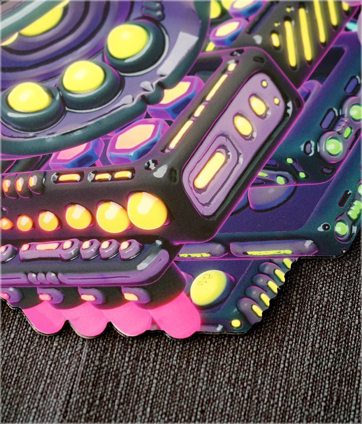 Brain Trust Aluminum Diecut Print by Ben Ridgway