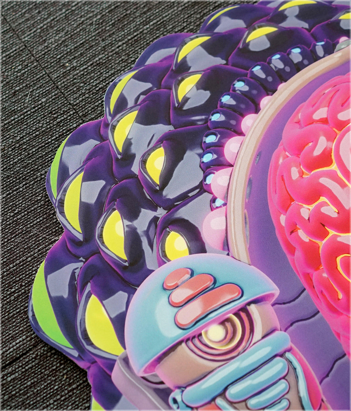 Brain Trust Aluminum Diecut Print by Ben Ridgway