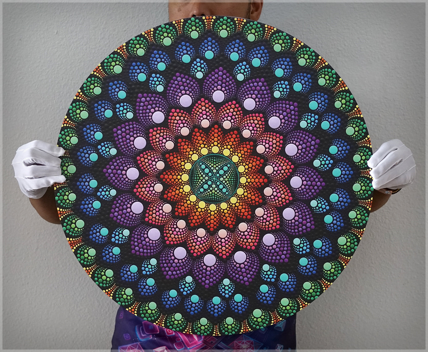 Flower Works Aluminum Print by Brandon Rollin