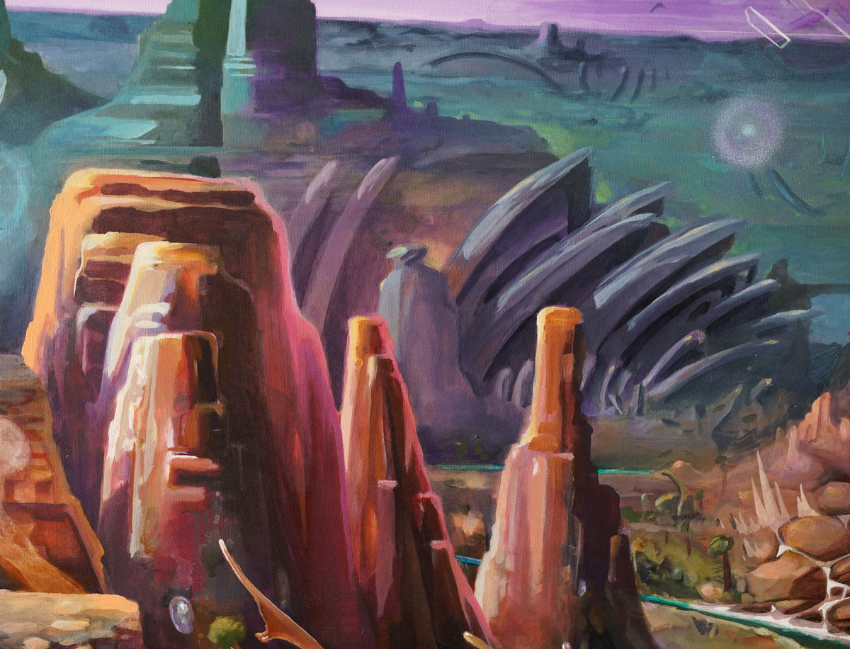 Trail Through Time Original Painting by Brian Hampton x Gabriel Welch - 48 HOUR AUCTION