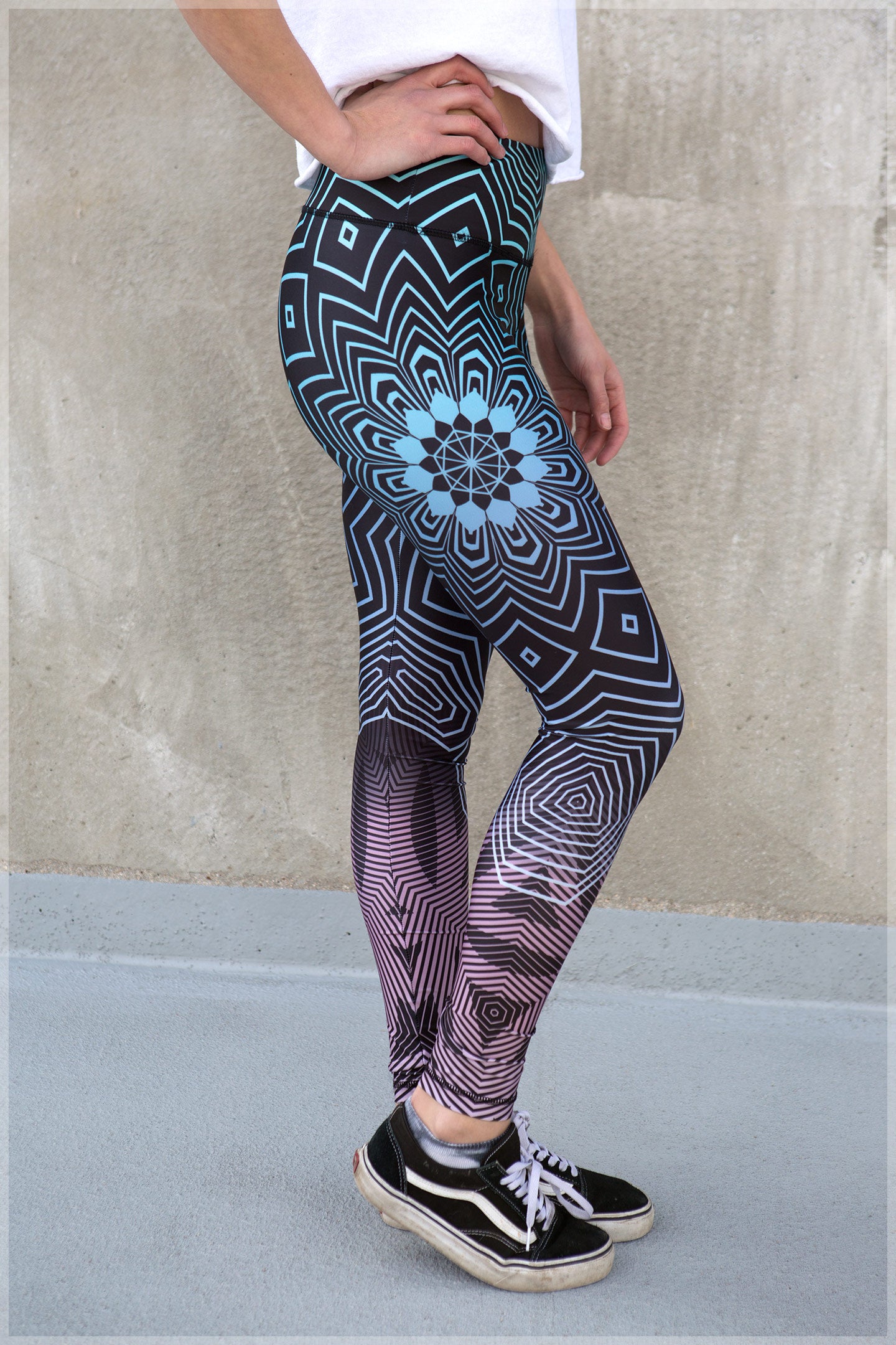 Flower Fade Leggings by Cassady Bell