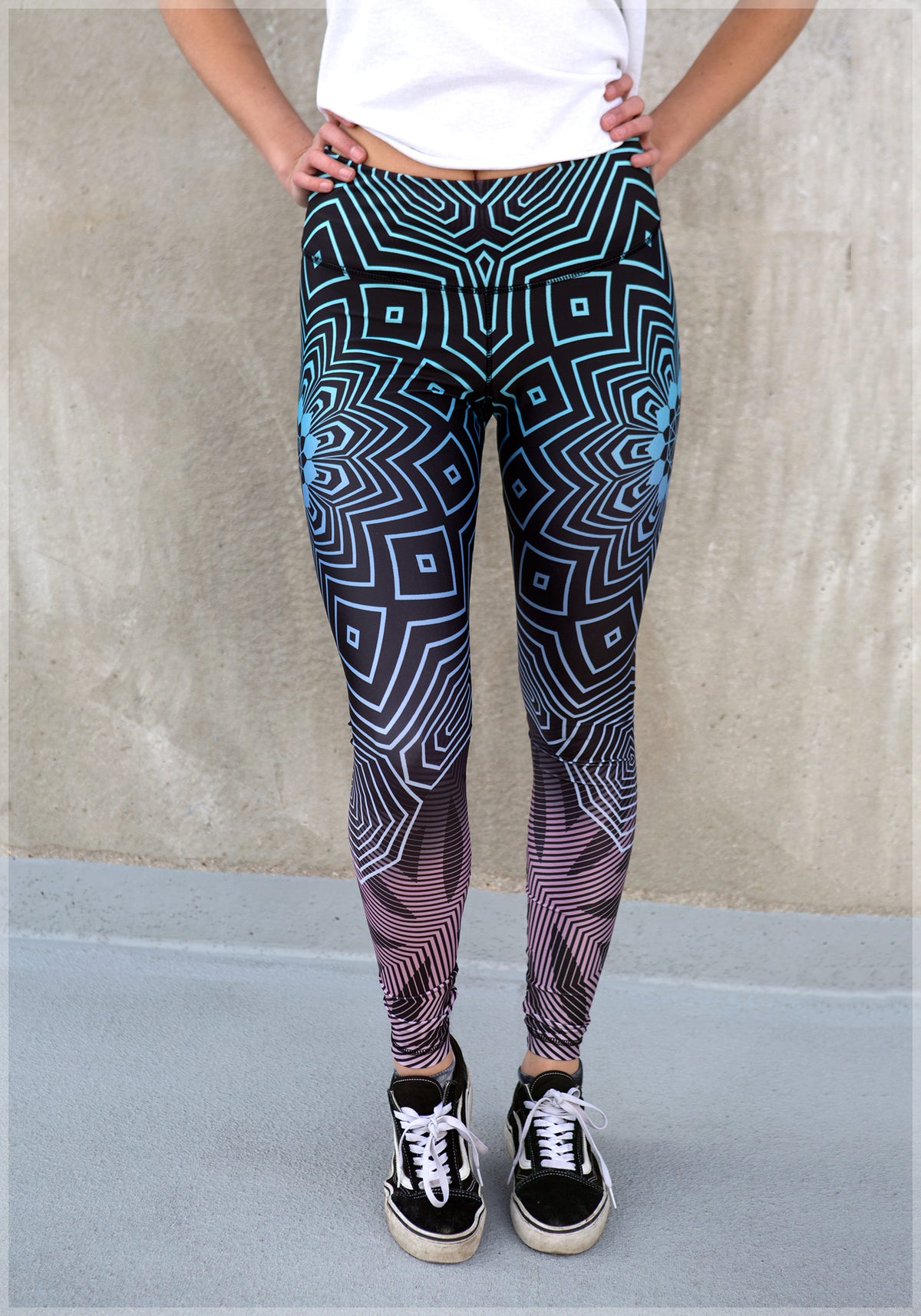 Flower Fade Leggings by Cassady Bell