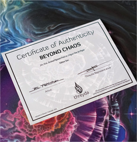 Beyond Chaos Signed Print by Blake Foster - 24 Hour Release