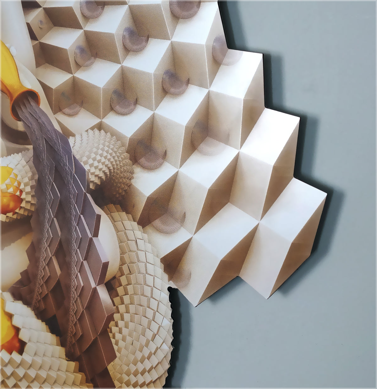 MAMA Aluminum Diecut Print by Ben Ridgway