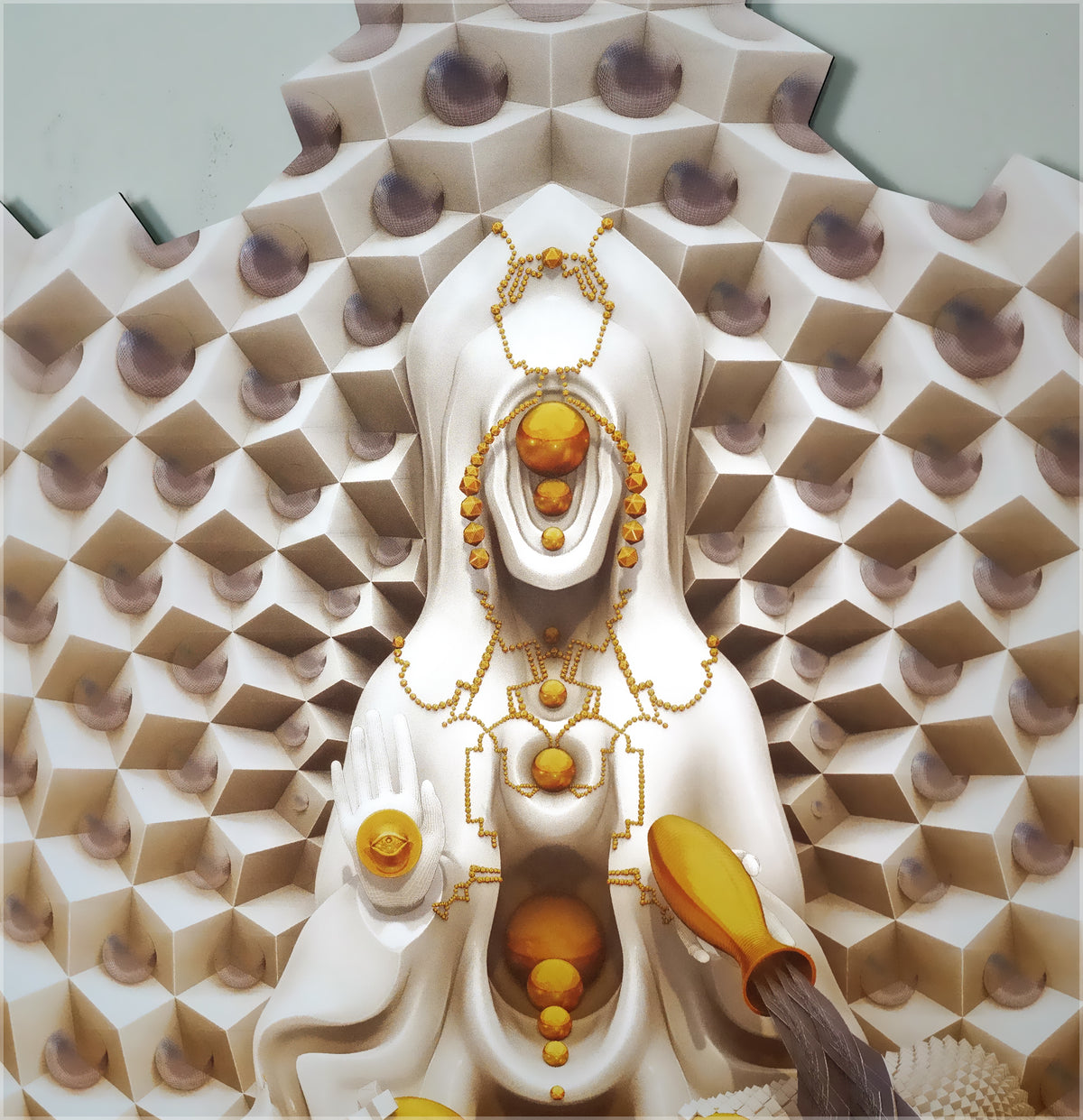 MAMA Aluminum Diecut Print by Ben Ridgway