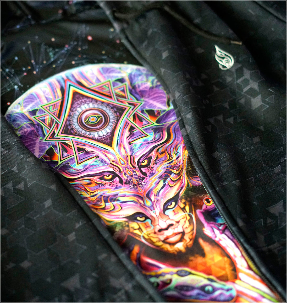 Icaro Reversible Heavyweight Hoodie by Justin Totemical