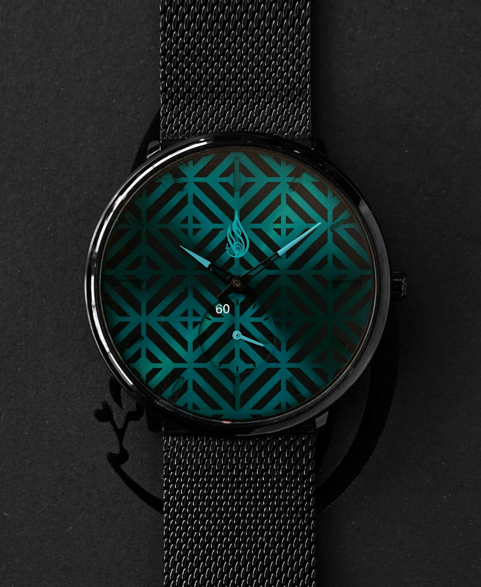 Coral Sapphire Crystal Watch by Threyda