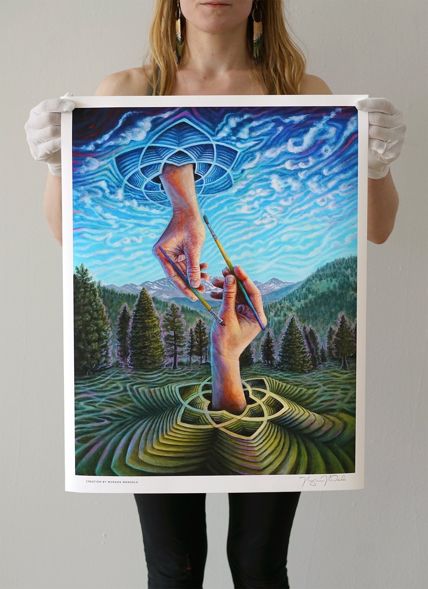 Creation Print by Morgan Mandala