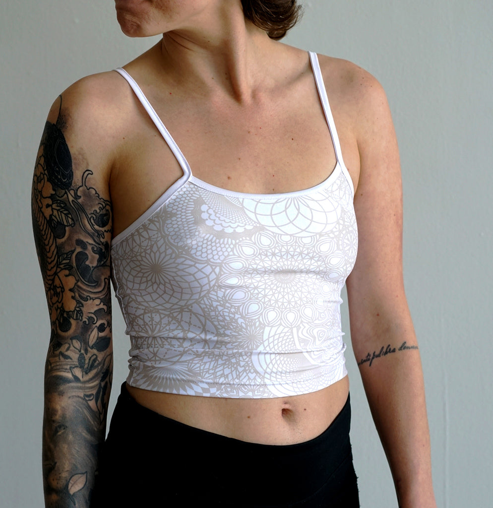 Mandala Crop Top by Threyda