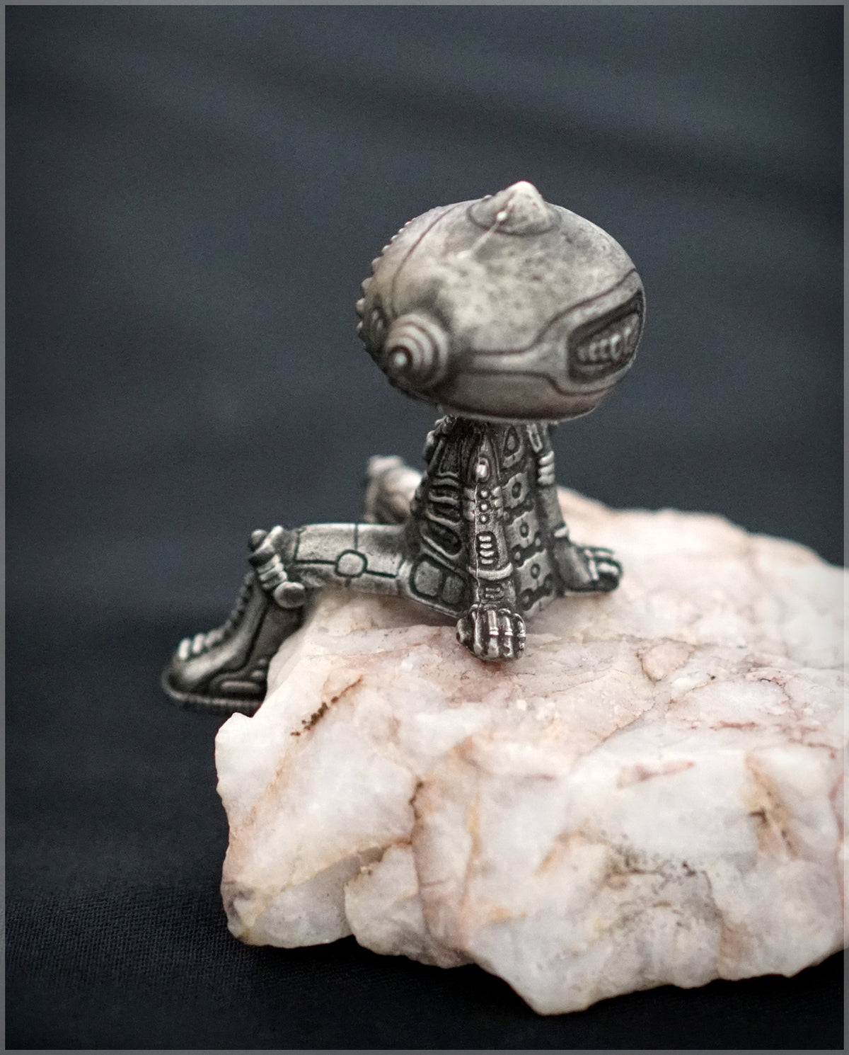 Kosmik Mini Sculpture - Pewter Cast by Ben Ridgway