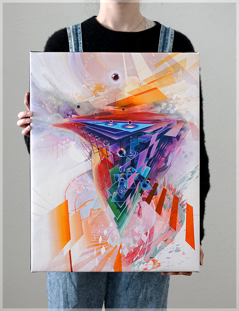 Eclipse by Jake Amason Stretched Canvas Print