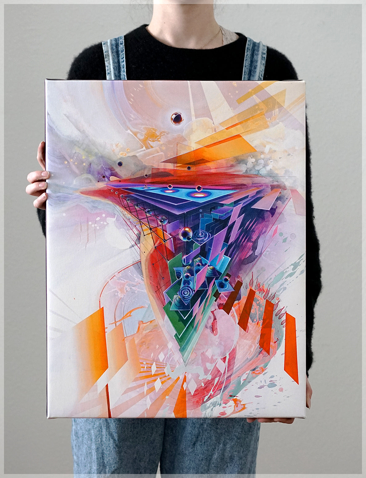 Eclipse by Jake Amason Stretched Canvas Print