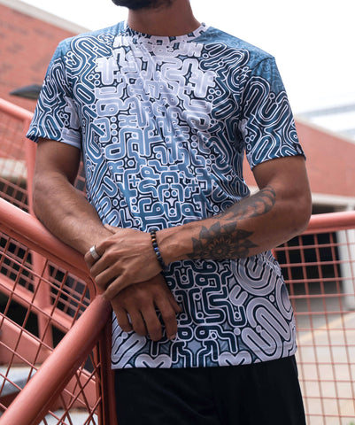 Hyper Codex Sublimation Tee by Espepelen x Alga Artist