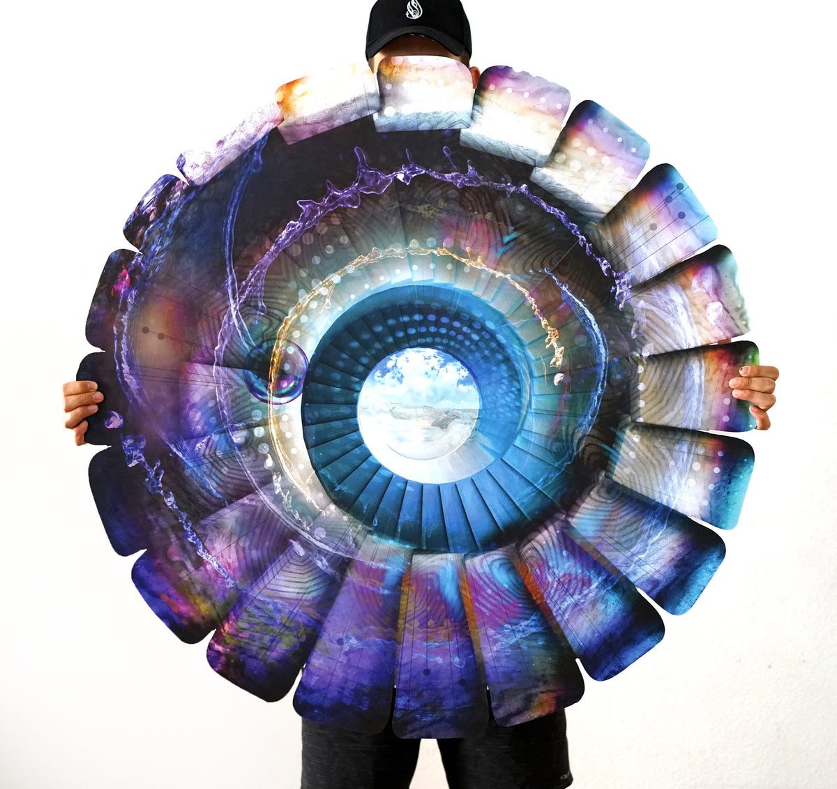 Element Decoder XL Aluminum Diecut Print by Peter Westermann