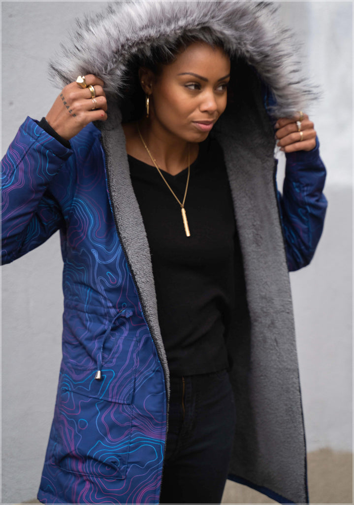 Elevation Women's Sherpa Jacket by Threyda
