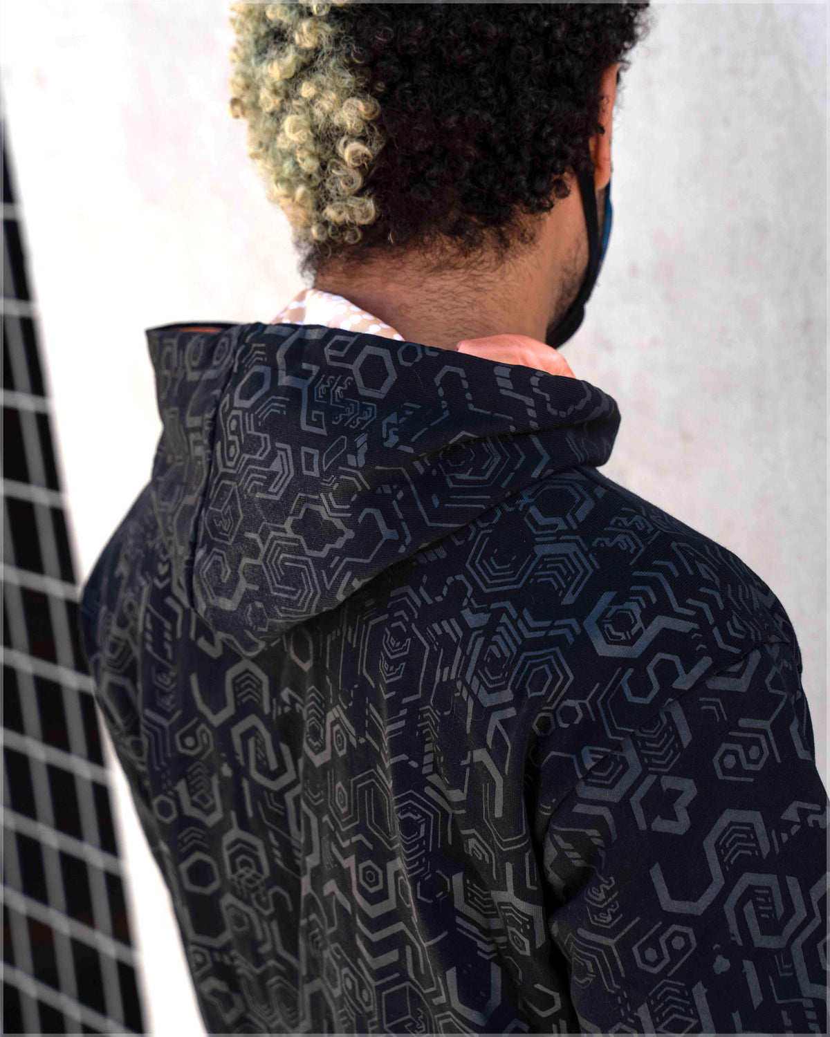 Entanglement Midweight Reversible Hoodie by Fabian Jimenez