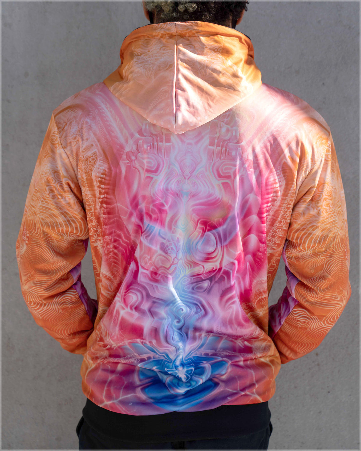 Entanglement Midweight Reversible Hoodie by Fabian Jimenez