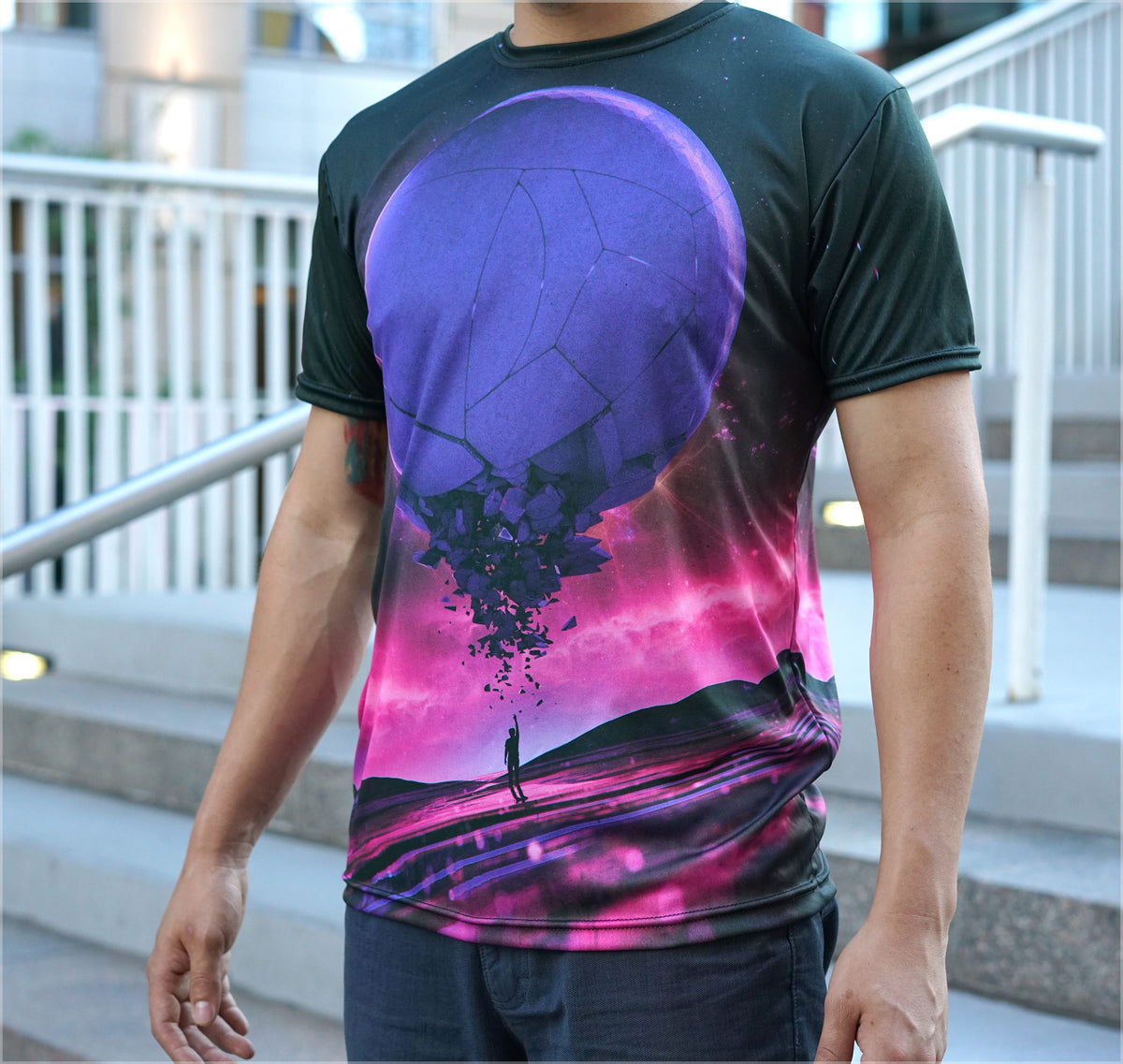 Reaching Out Sublimation Tee by Beeple