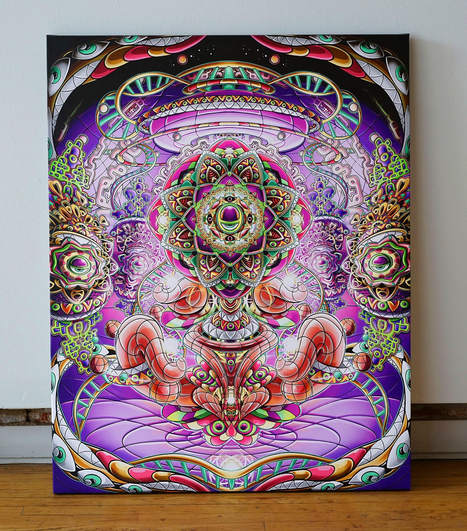 Emerald Covenant 1 of 1 Stretched Canvas by Espepelon - 48 Hour Auction